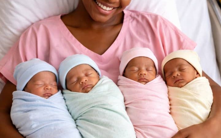 Dapaong : une femme donne naissance à un quadruplé